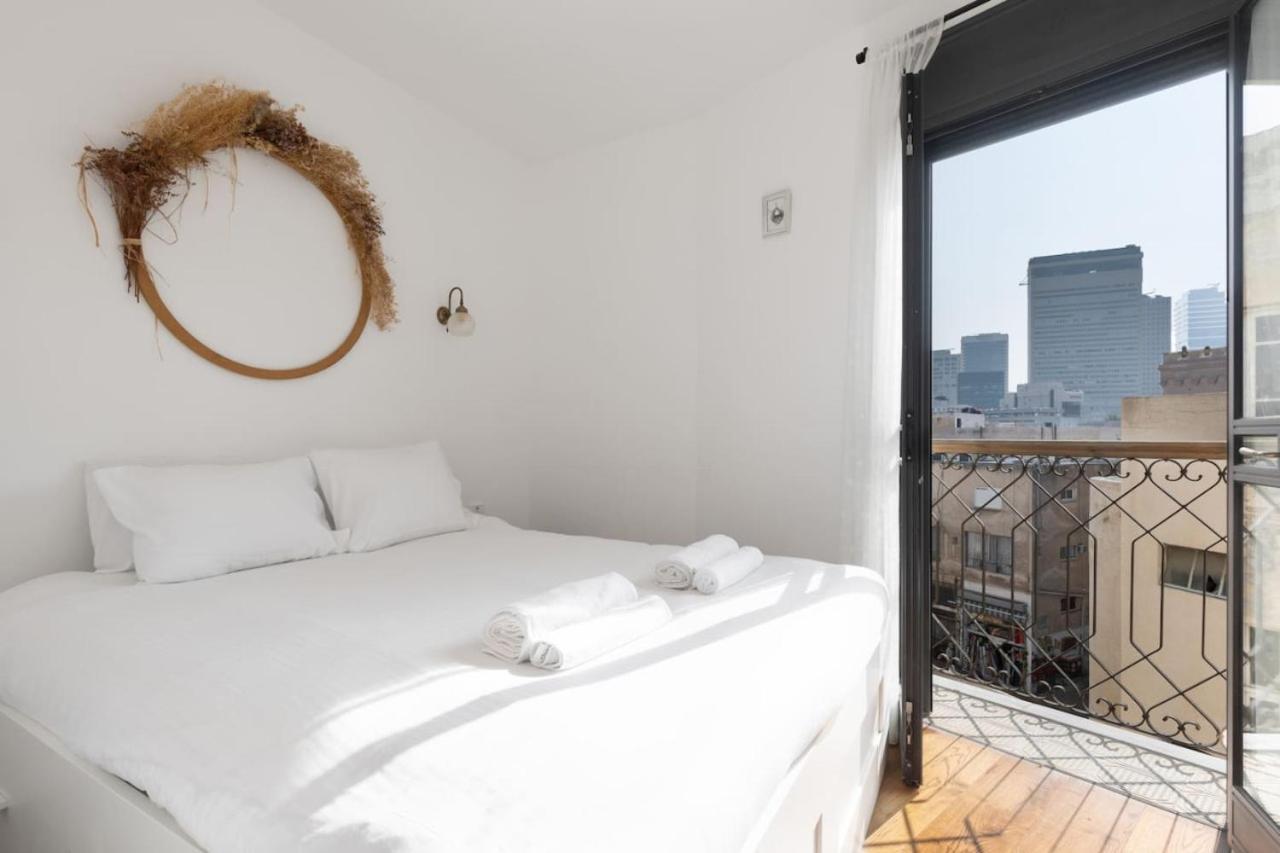 Elegant Apartment W Balcony & Mamad In Heart Of Tel Aviv By Sea N' Rent Ngoại thất bức ảnh